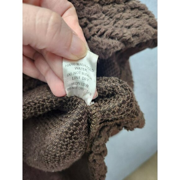 HYFVE Brown Sherpa Button-Up Jacket Size S - Picture 4 of 5